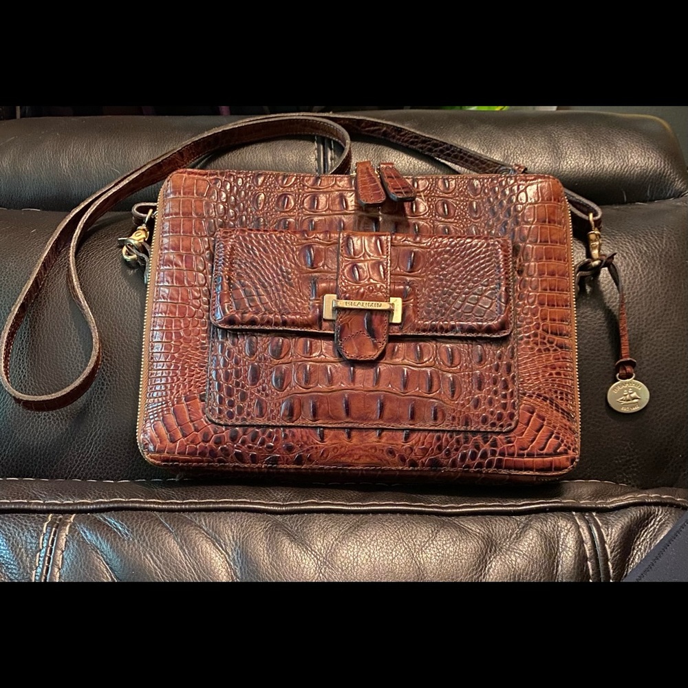 Brahmin Theo IPad/Tablet Crossbody bag